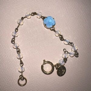 Victoria Lynn Charm Bracelet (Light blue)